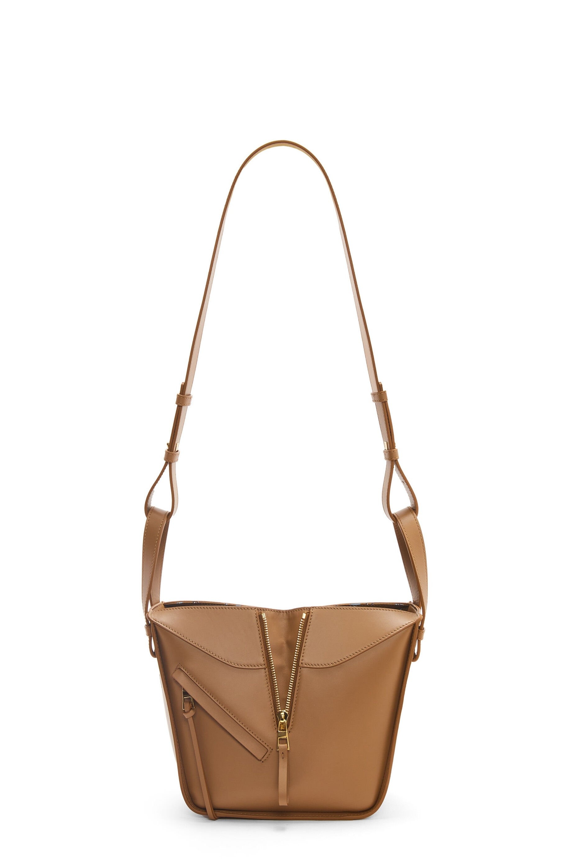 Lemur compact Hammock bag in satin calfskin - 9