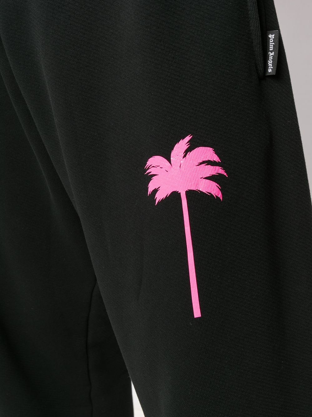 palm motif track pants - 5