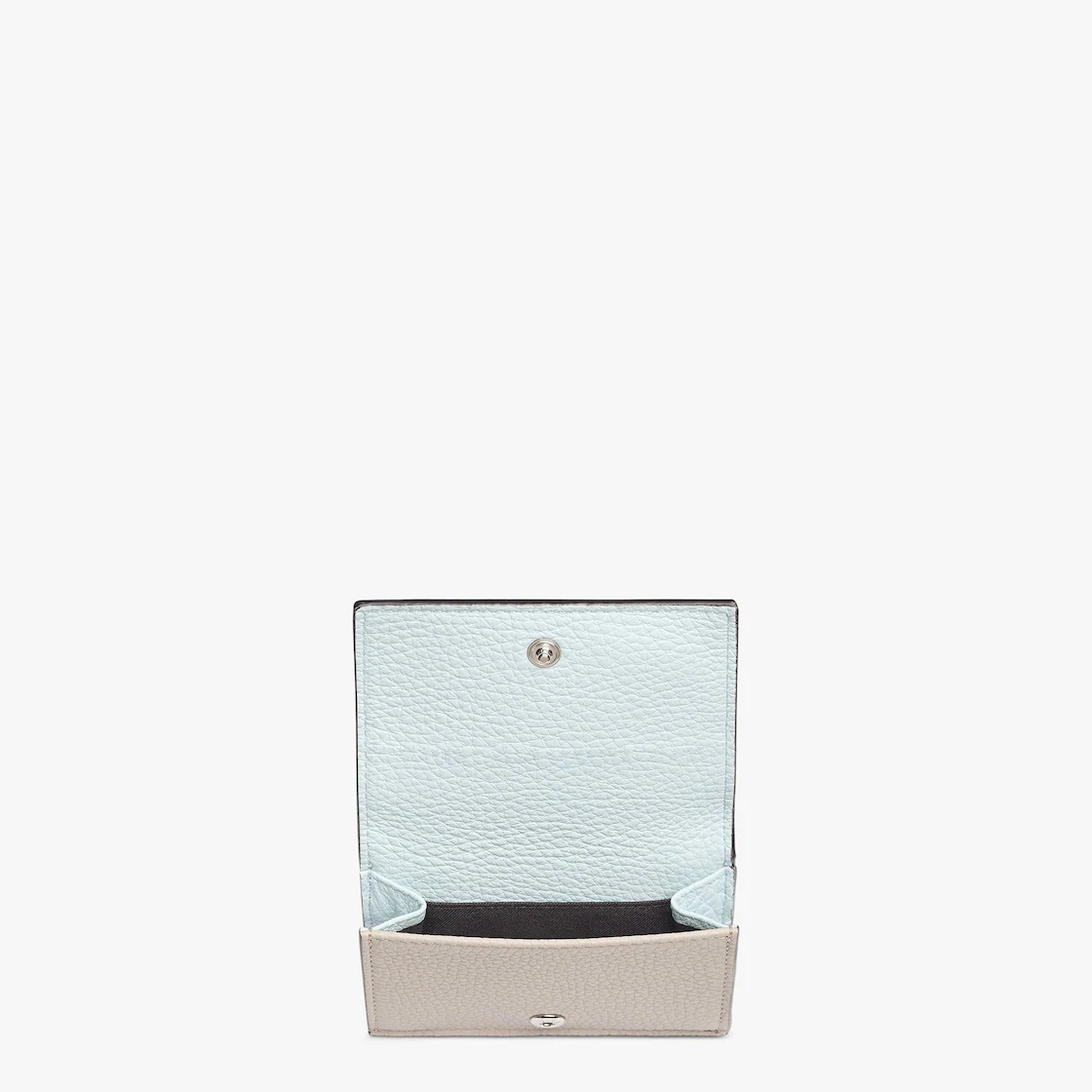 Two-tone leather tri-fold wallet - 3