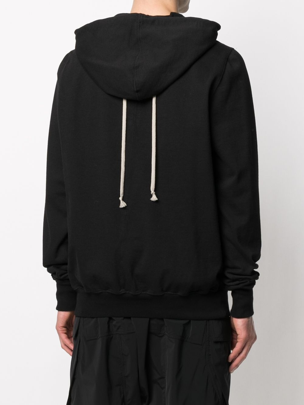 reversed drawstring hoodie - 4