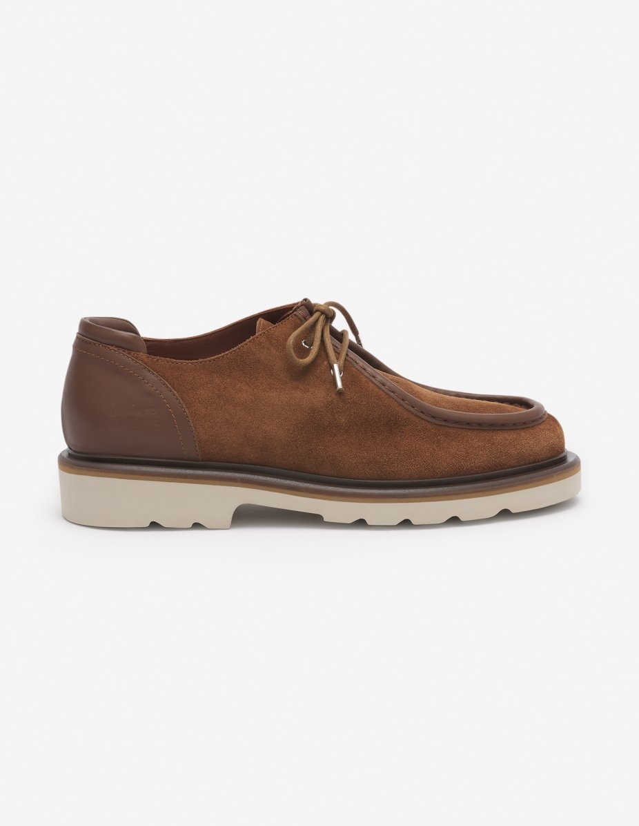 SUEDE LEATHER DERBIES - 1