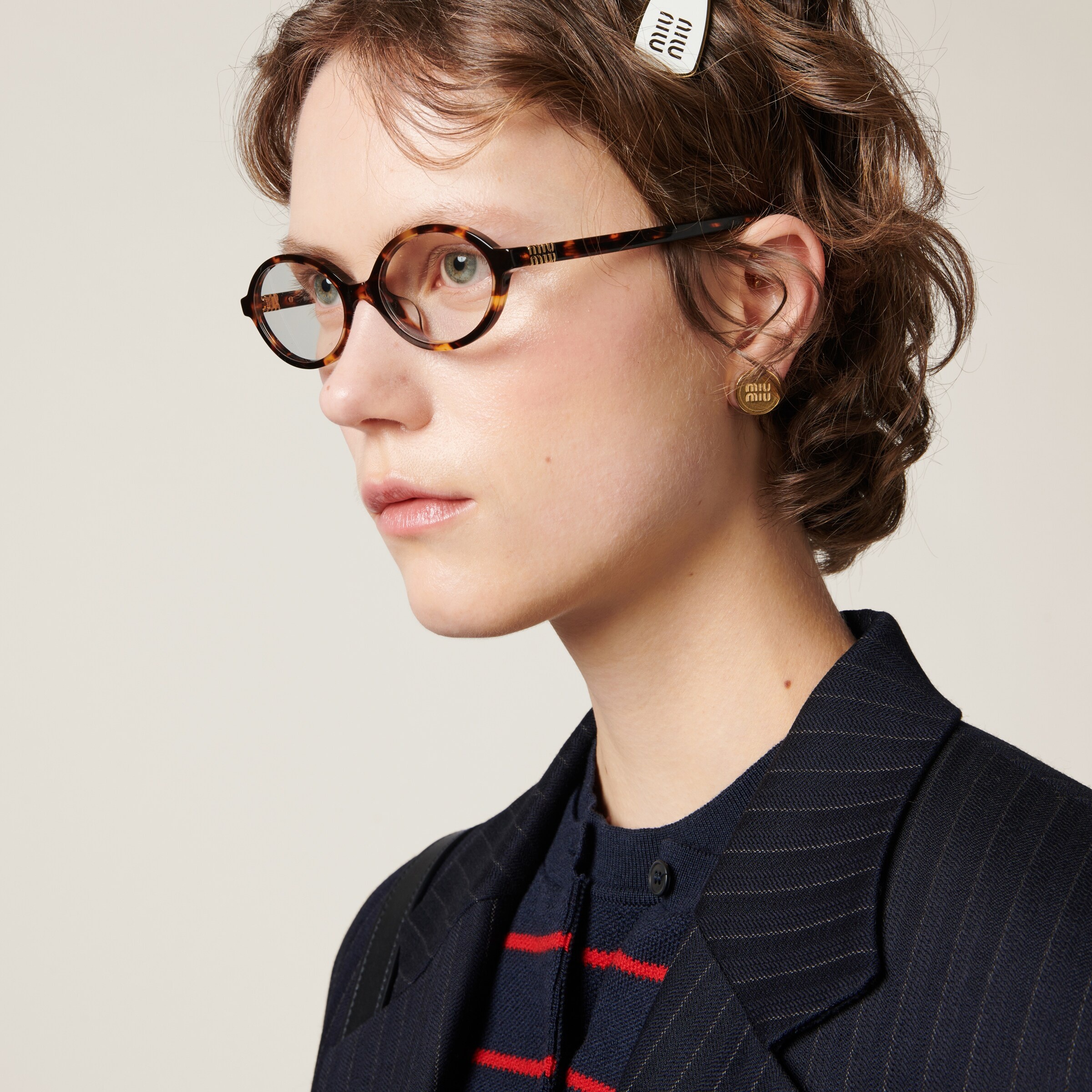Single-breasted pinstripe coat - 4