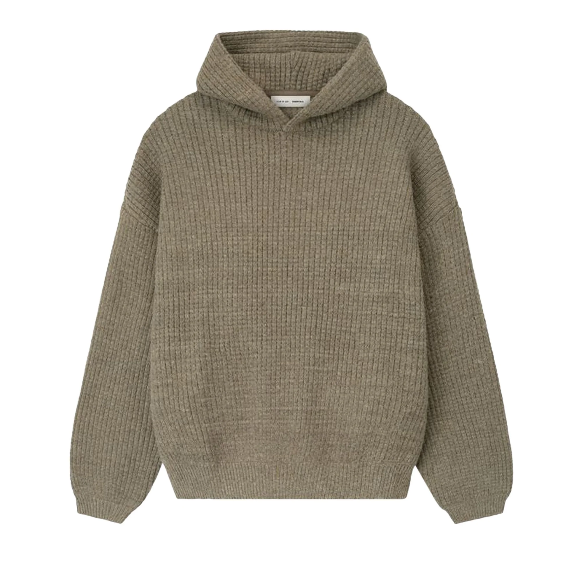 Fear of God Essentials Heavy Waffle 90's Hoodie 'Homestead Heather' - 1
