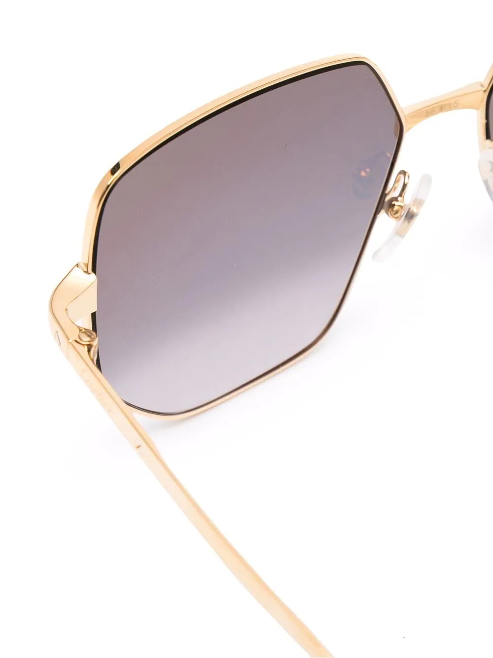 geometric-frame gradient-lense sunglasses - 3