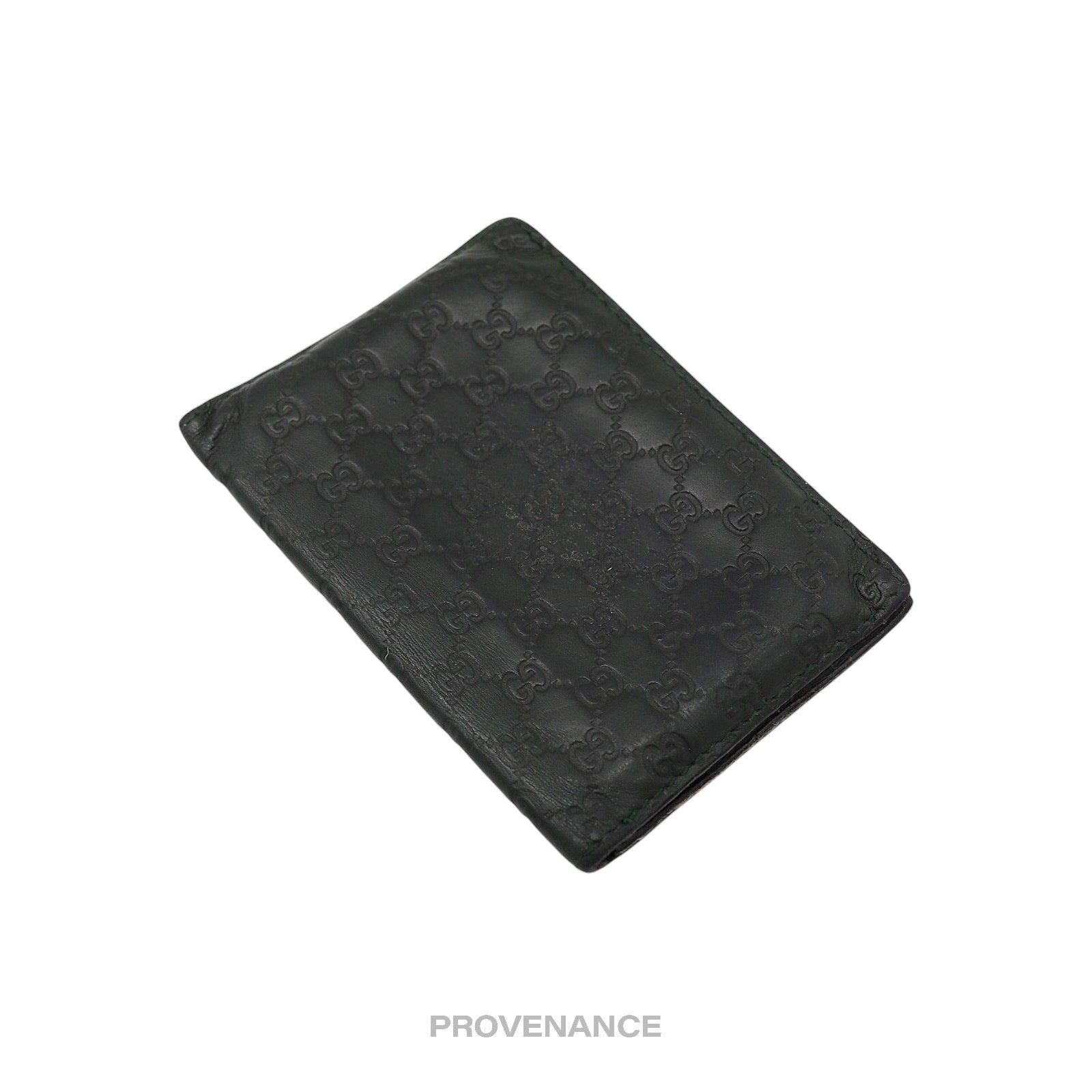 Gucci Pocket Organizer ID Wallet - Green MicroGuccissima - 3