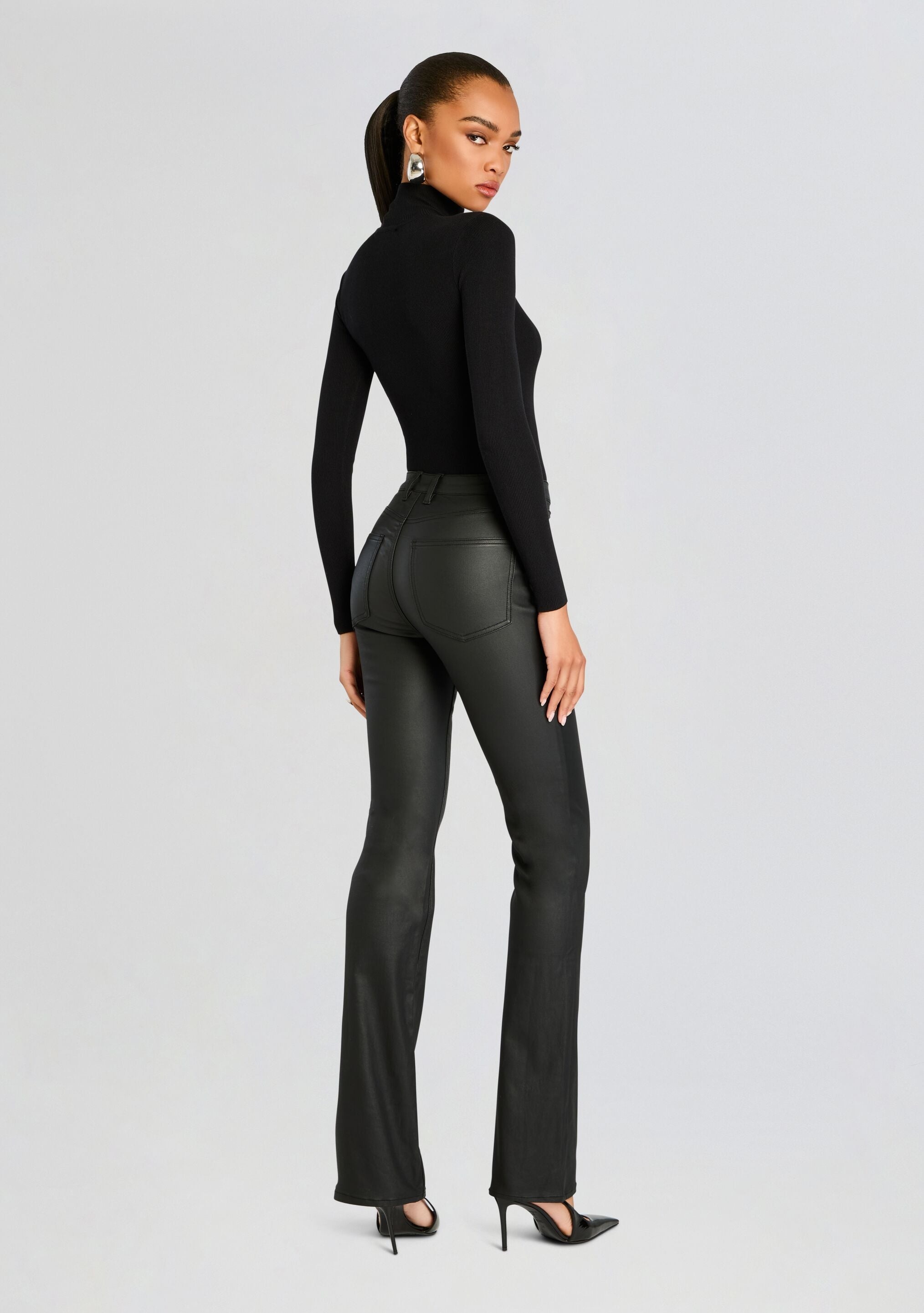 PRESELY HIGH RISE FLARE JEAN - 4