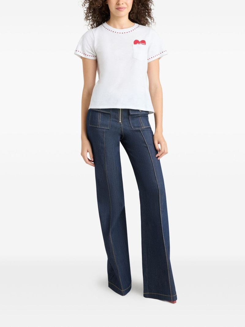 Cinq à Sept heart-pocket T-shirt outlook