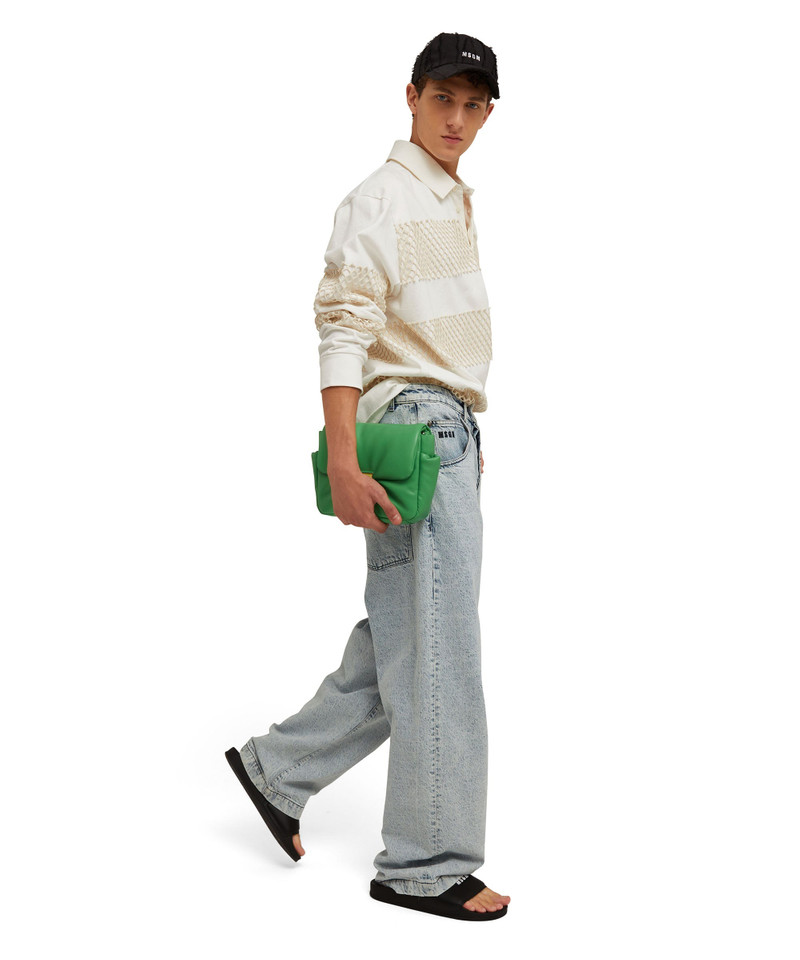 Puffer handbag with snap 7