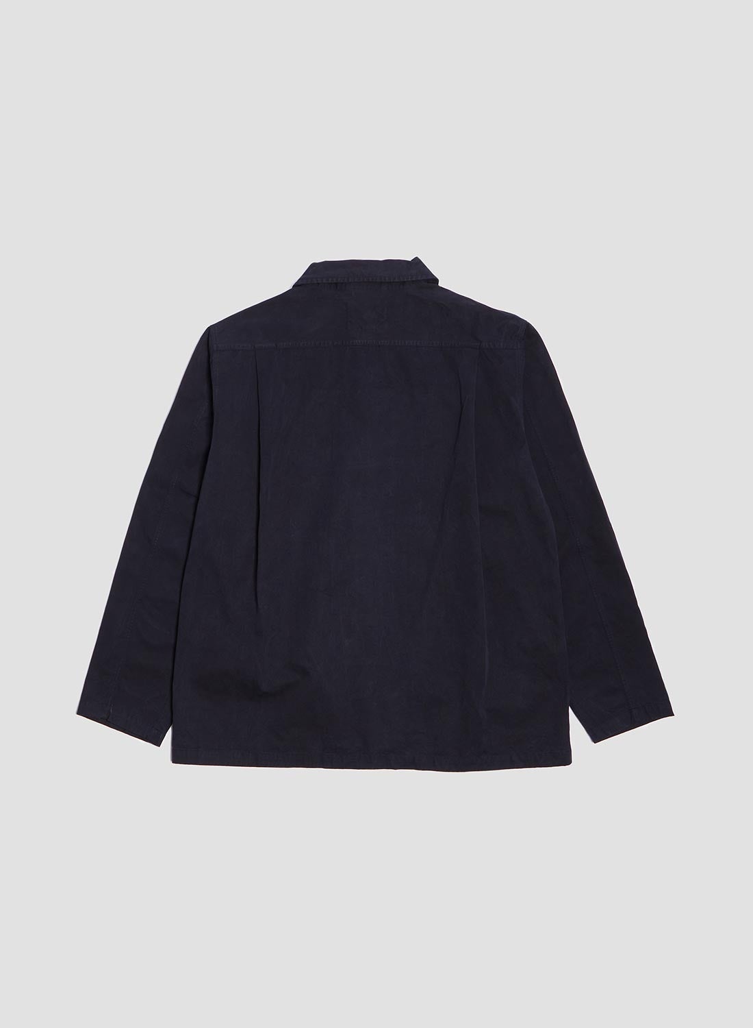 Military Shirt Jacket in Navy - 4