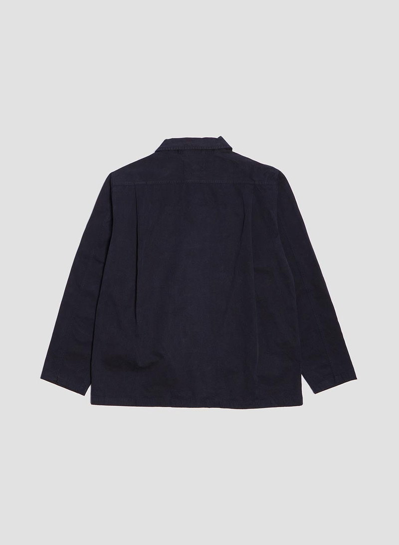 Military Shirt Jacket in Navy 4