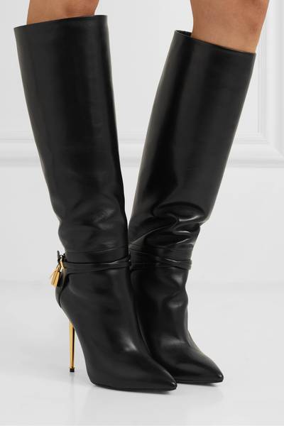 TOM FORD Leather knee boots outlook