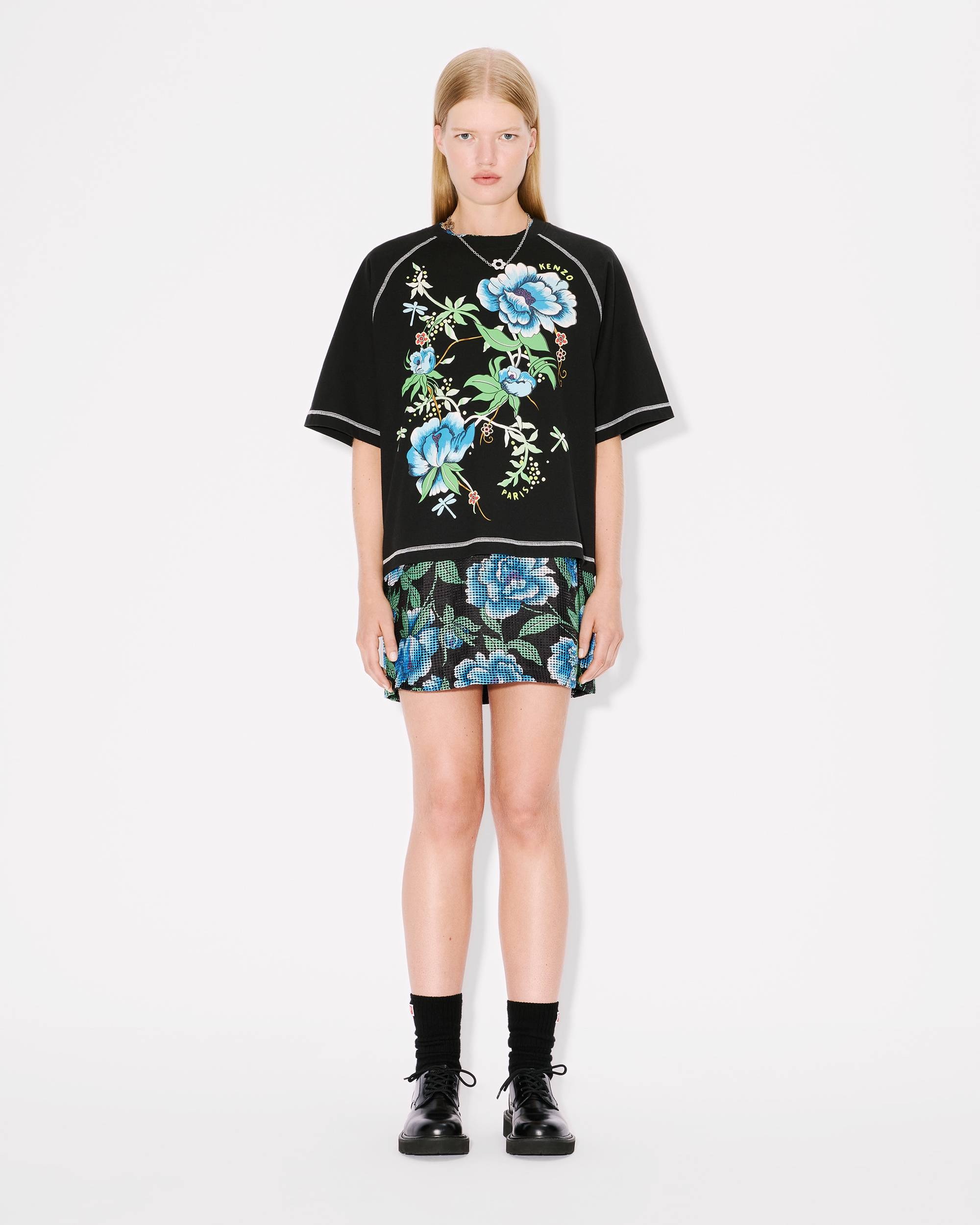 'KENZO Peonies' T-shirt in cotton - 5