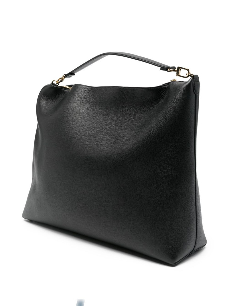 TOTEME bevel leather shoulder bag outlook