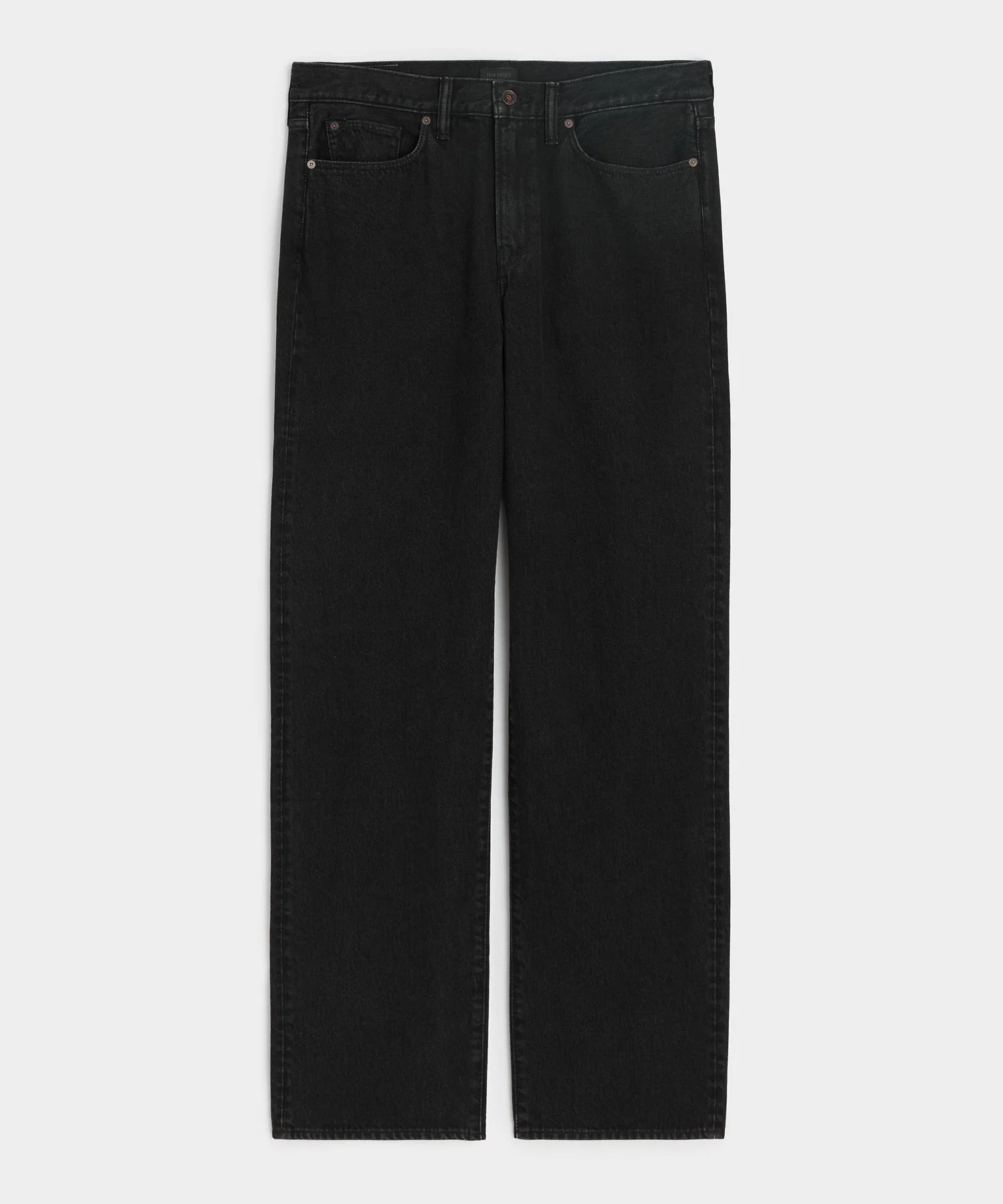 Relaxed Fit Jean in Black - 1