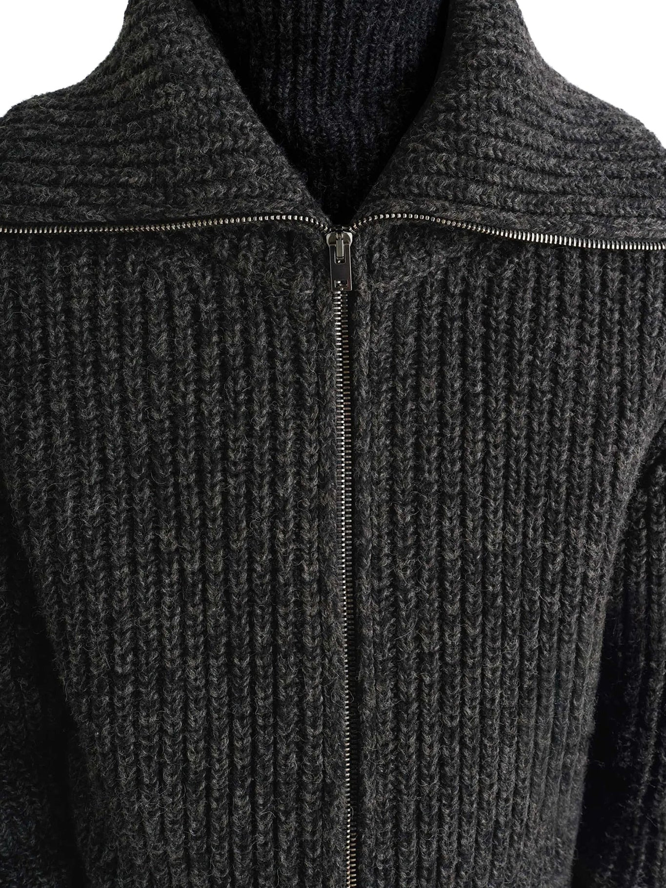 ALPACA ZIP-UP CARDIGAN - 6