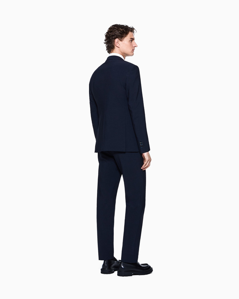 ASV SOHO LINE SINGLE-BREASTED SUIT IN SILK AND WOOL CRÊPE 3