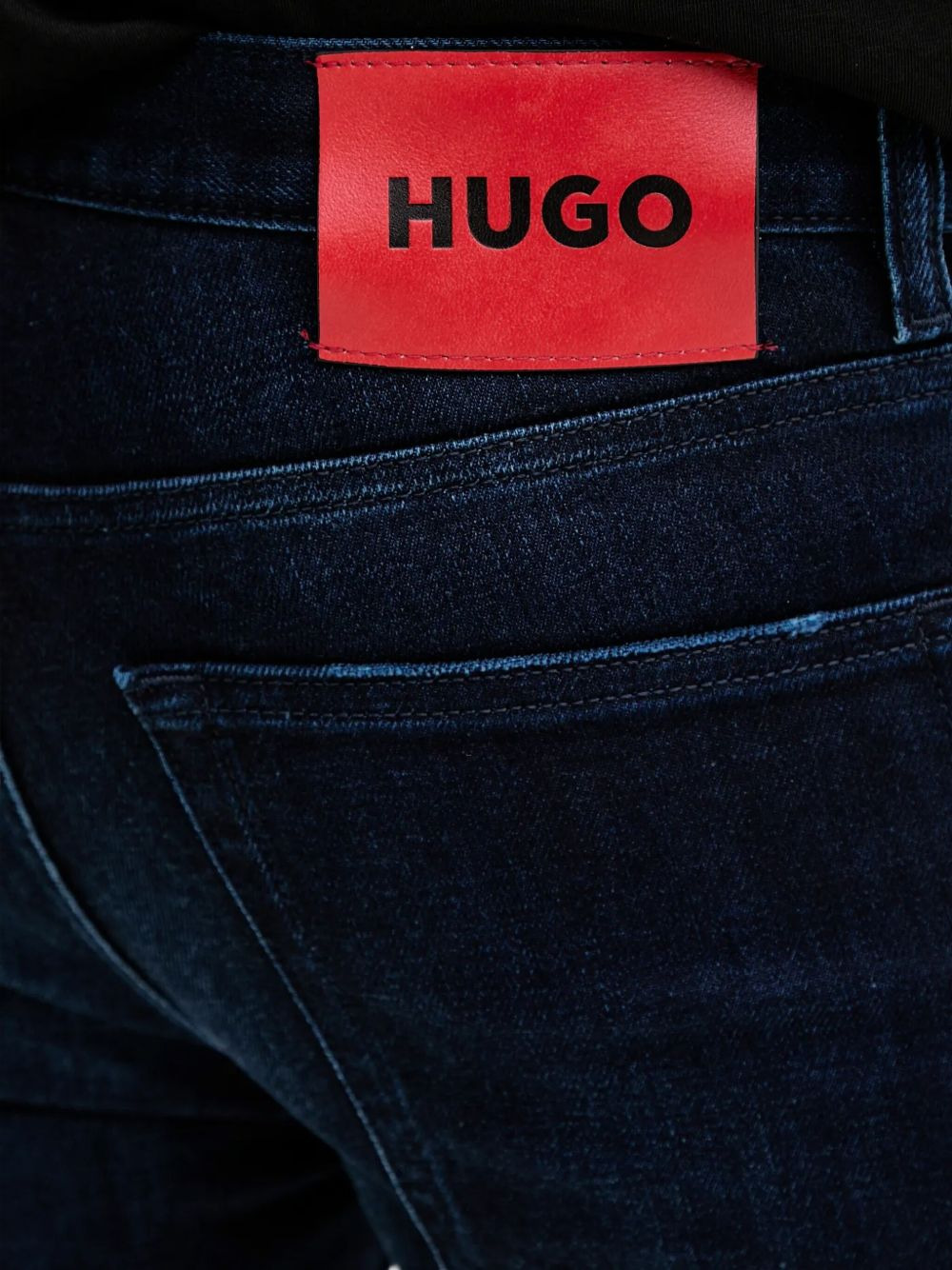 logo-patch denim jeans - 4