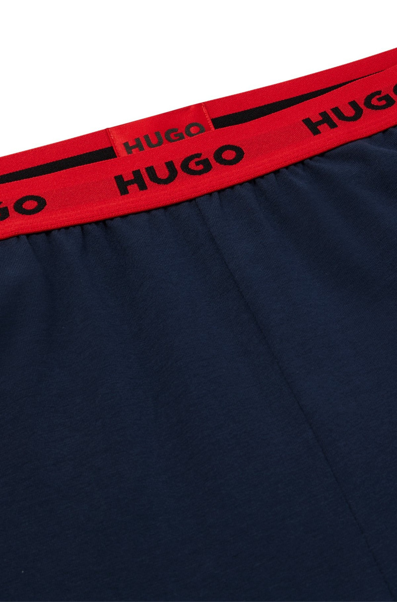 STRETCH-COTTON JERSEY PAJAMA BOTTOMS WITH LOGO WAISTBAND 6