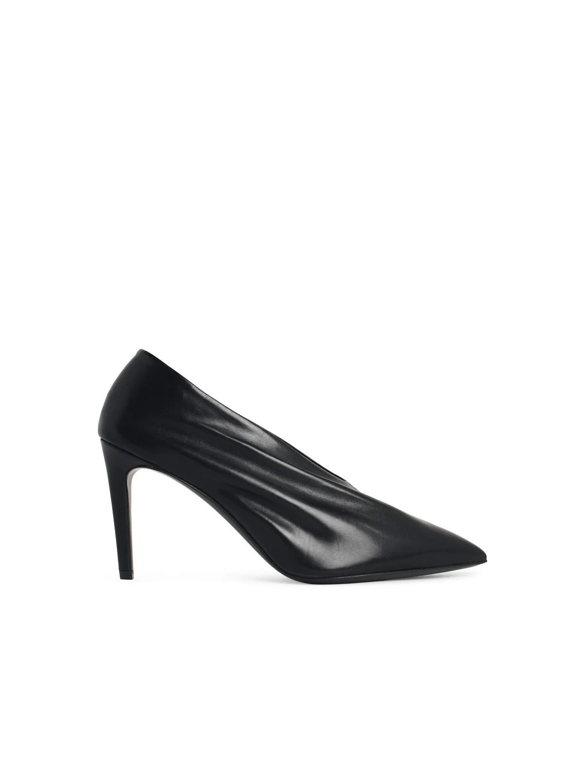 Khaite Miriam 85 Black Leather Pumps Women - 1