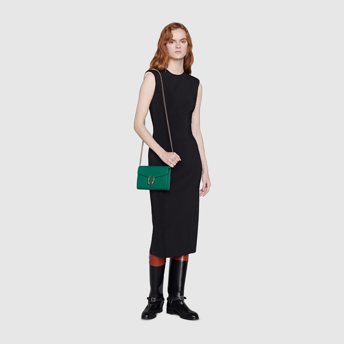 Dionysus leather mini chain bag - 4