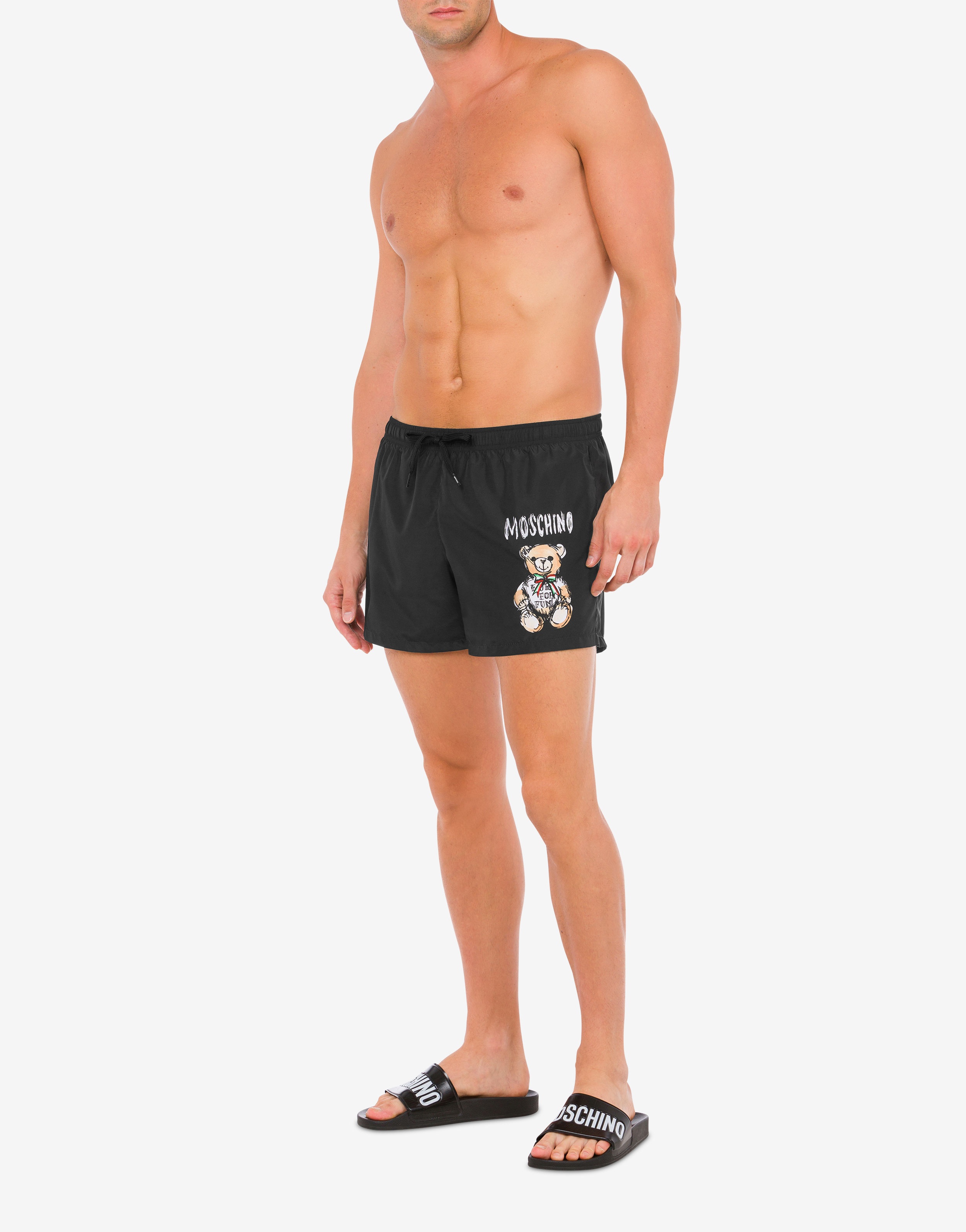 DRAWN TEDDY BEAR SWIM TRUNKS - 2