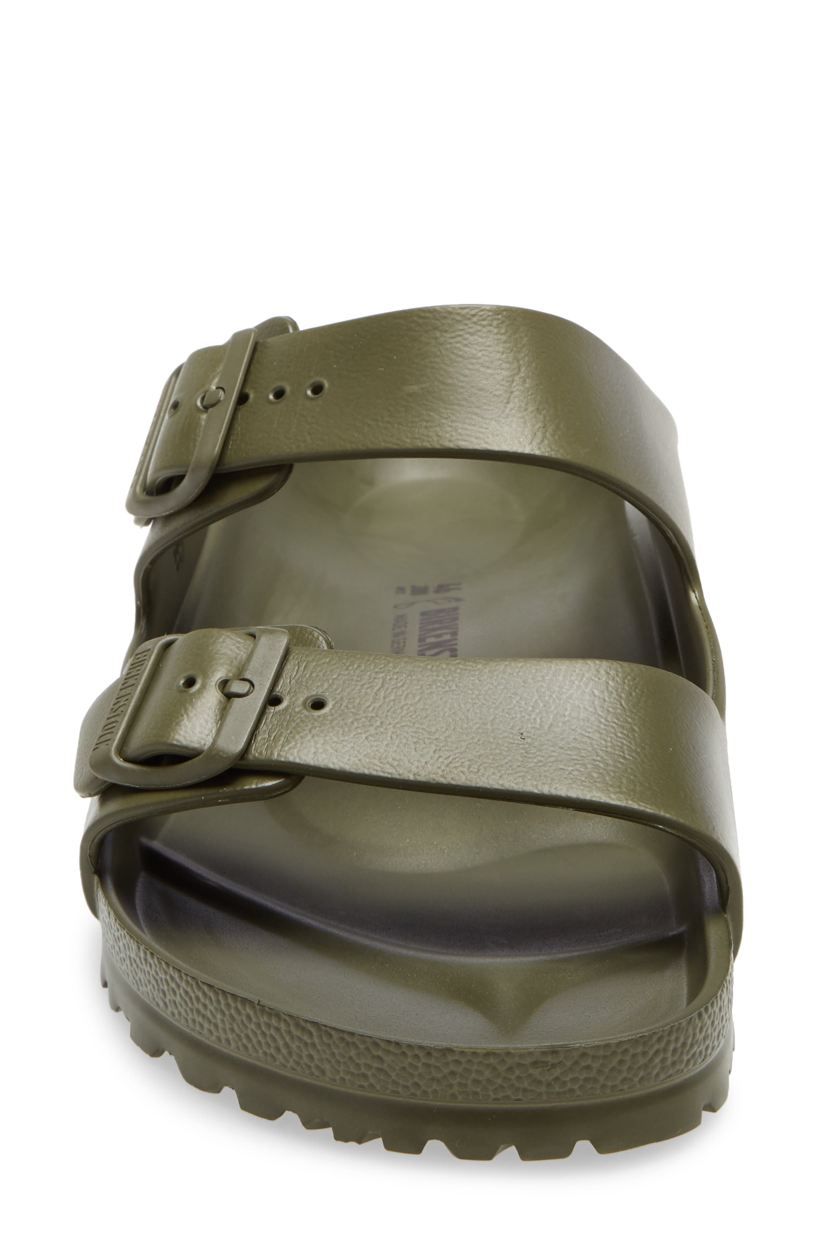 Birkenstock Essentials Arizona Waterproof Slide Sandal in Khaki at Nordstrom - 4