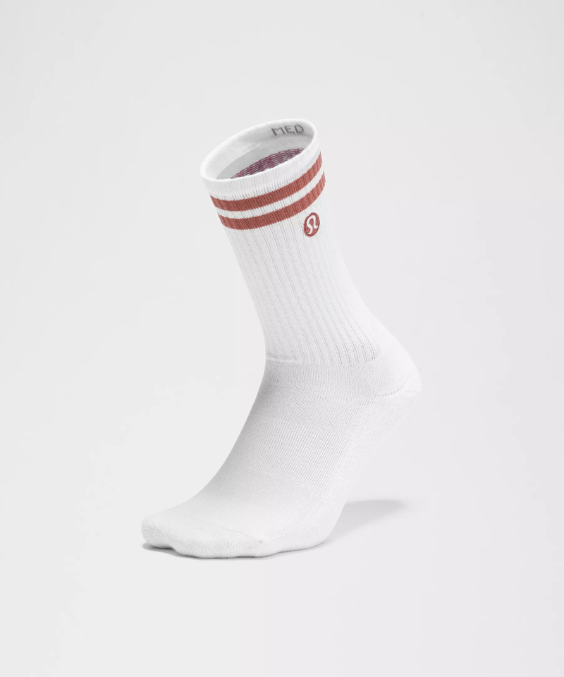 Unisex Daily Essential Crew Socks *Stripe 3
