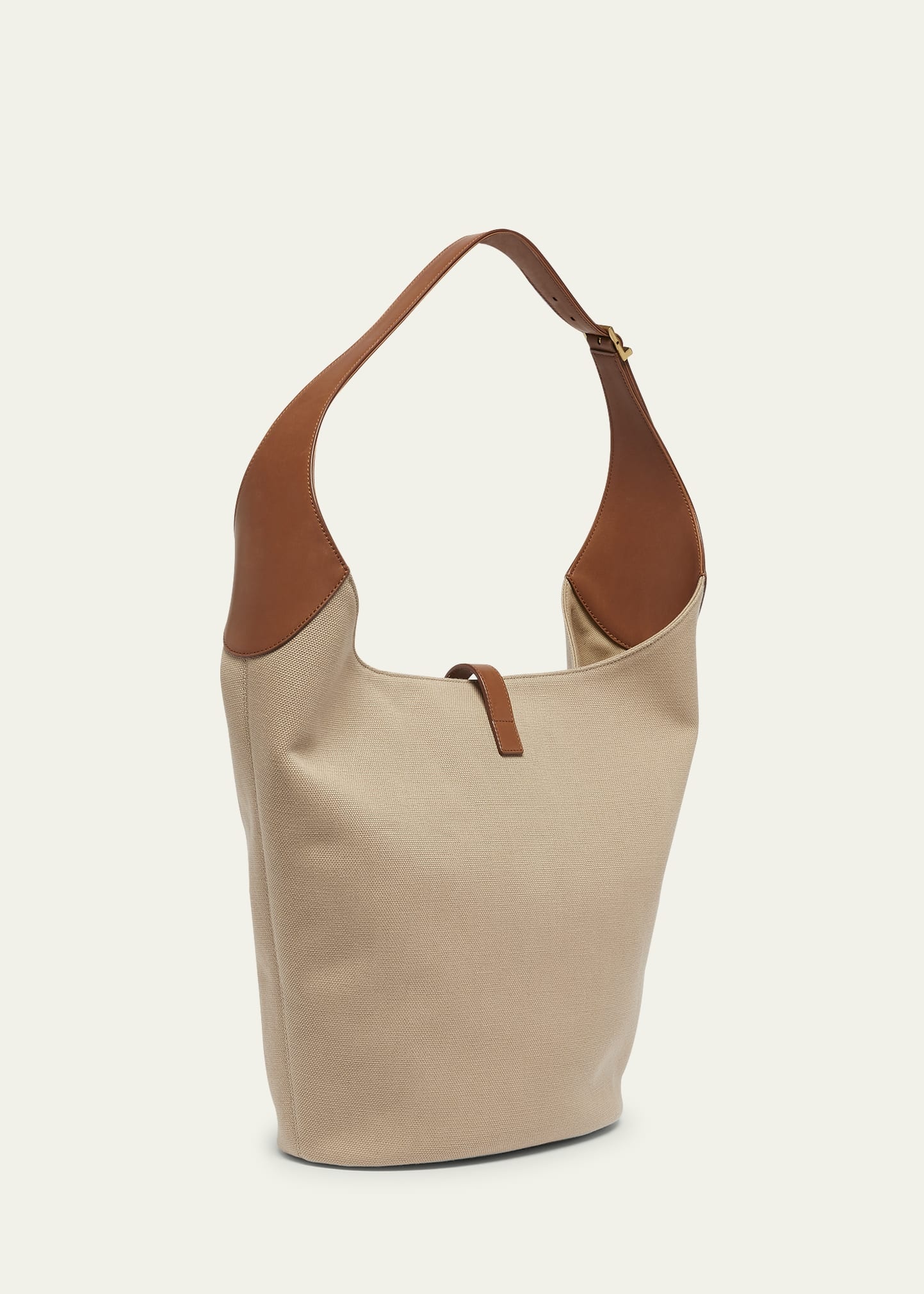 Le 5 A 7 YSL Hobo Bag in Canvas and Leather - 3