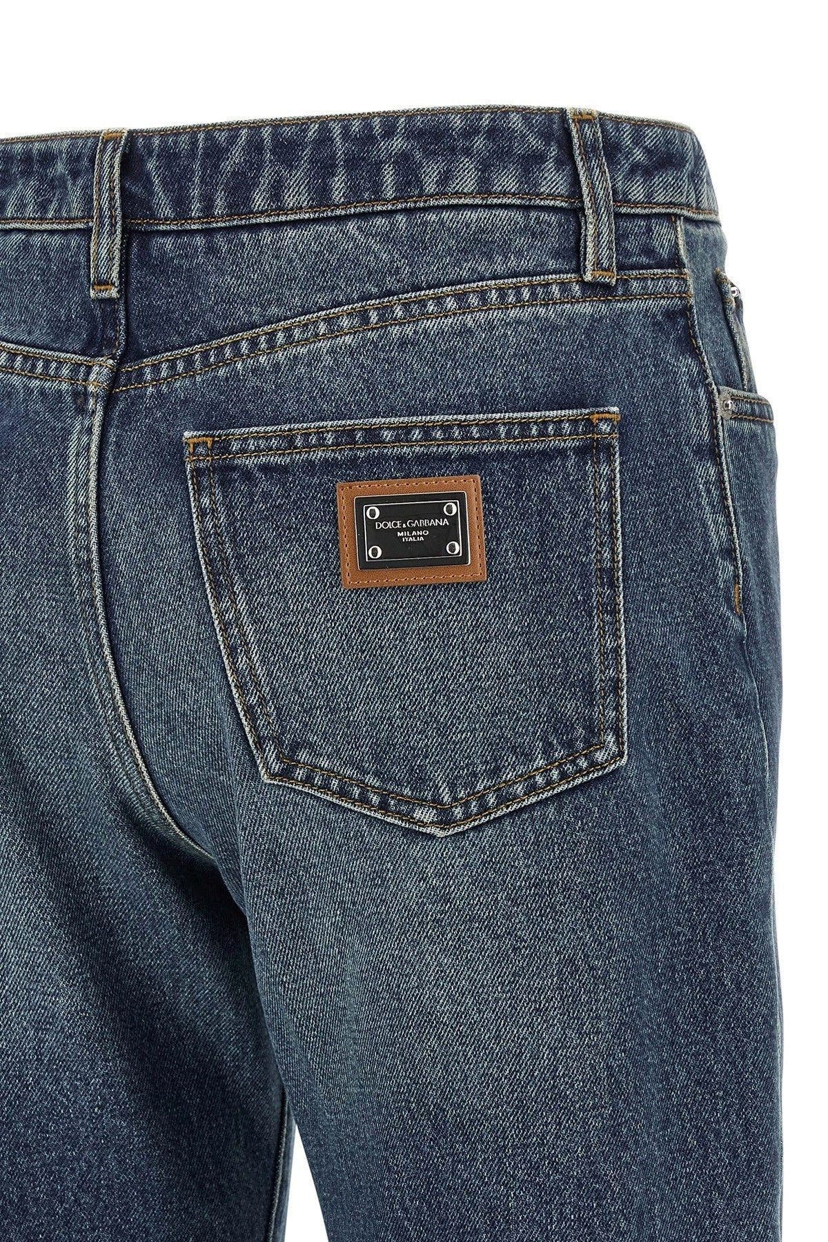 Dolce & Gabbana Women Logo Tag Jeans - 5