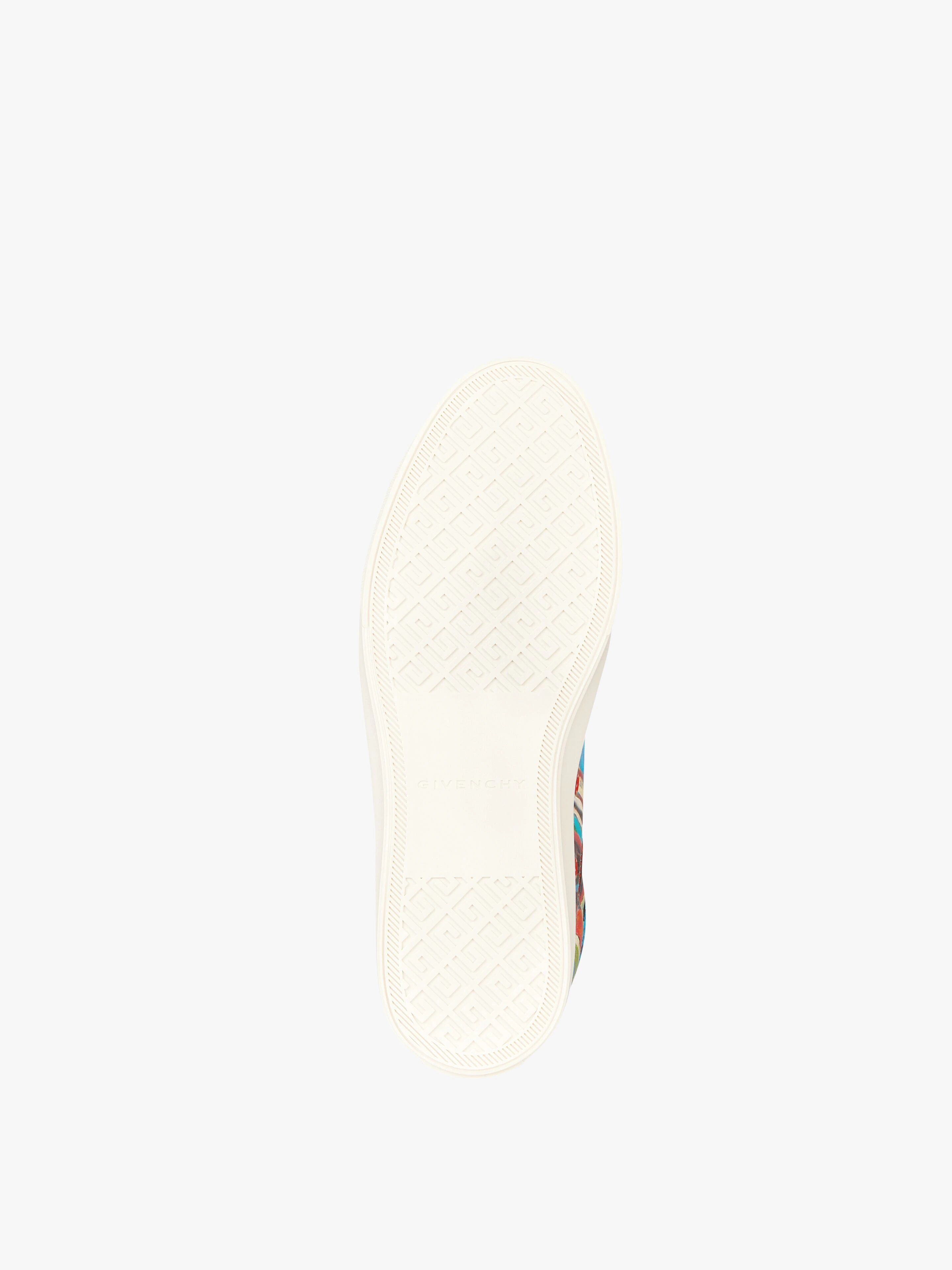 CITY HIGH TOP SNEAKERS IN REAPER PRINT LEATHER - 5