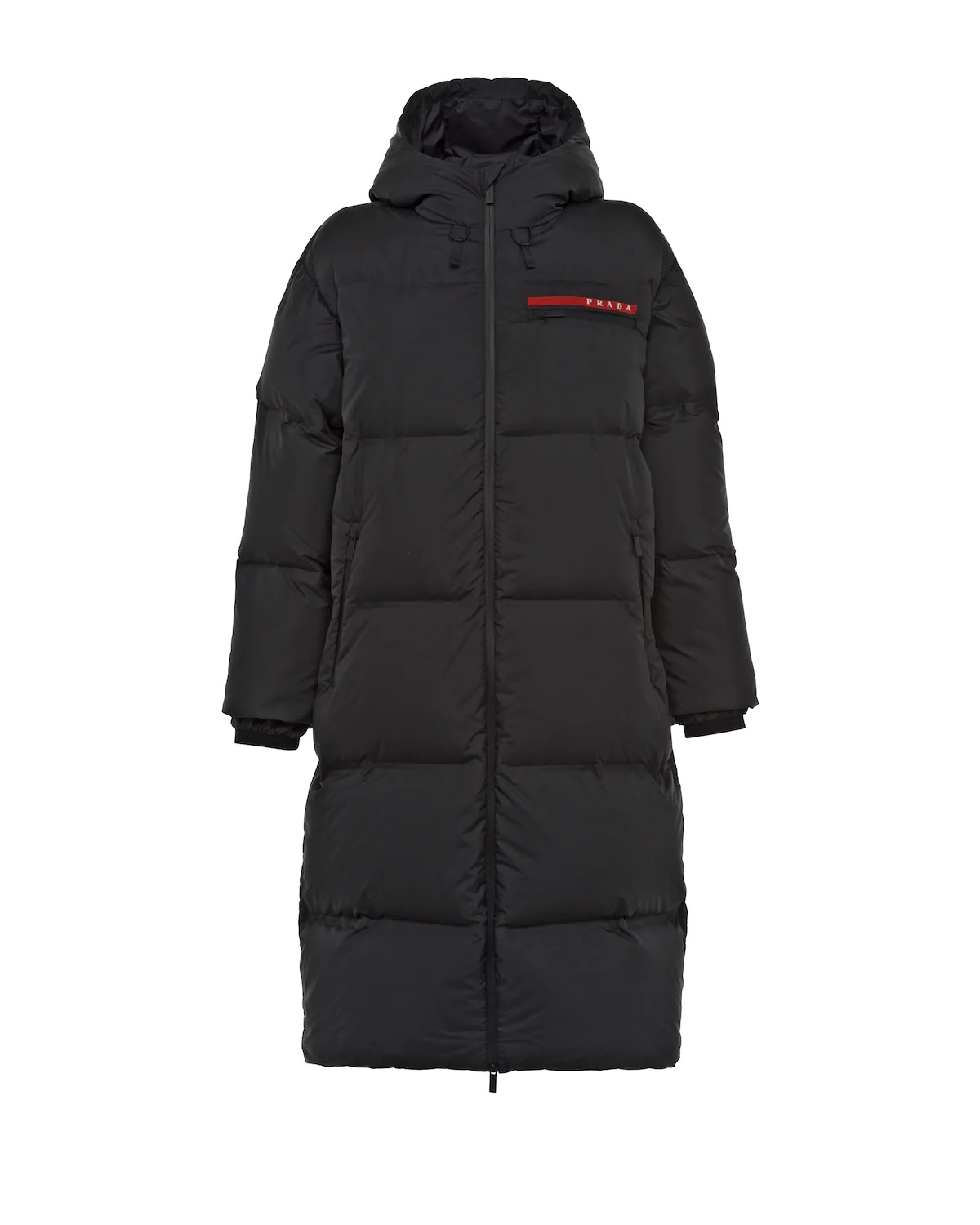 Technical Nylon hooded puffer coat - 1