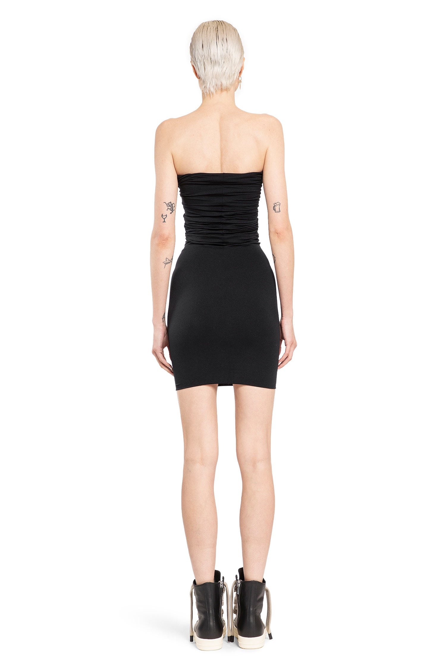 【関税込み】Rick Owens ブラウン Porterville Prong ミニドレス Brown Porterville Prong Minidress by Rick Owens on Sale