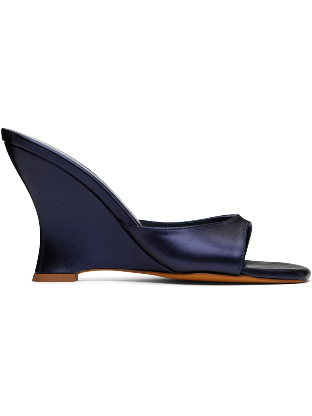 Navy Lido Wedge Heeled Sandals - 1