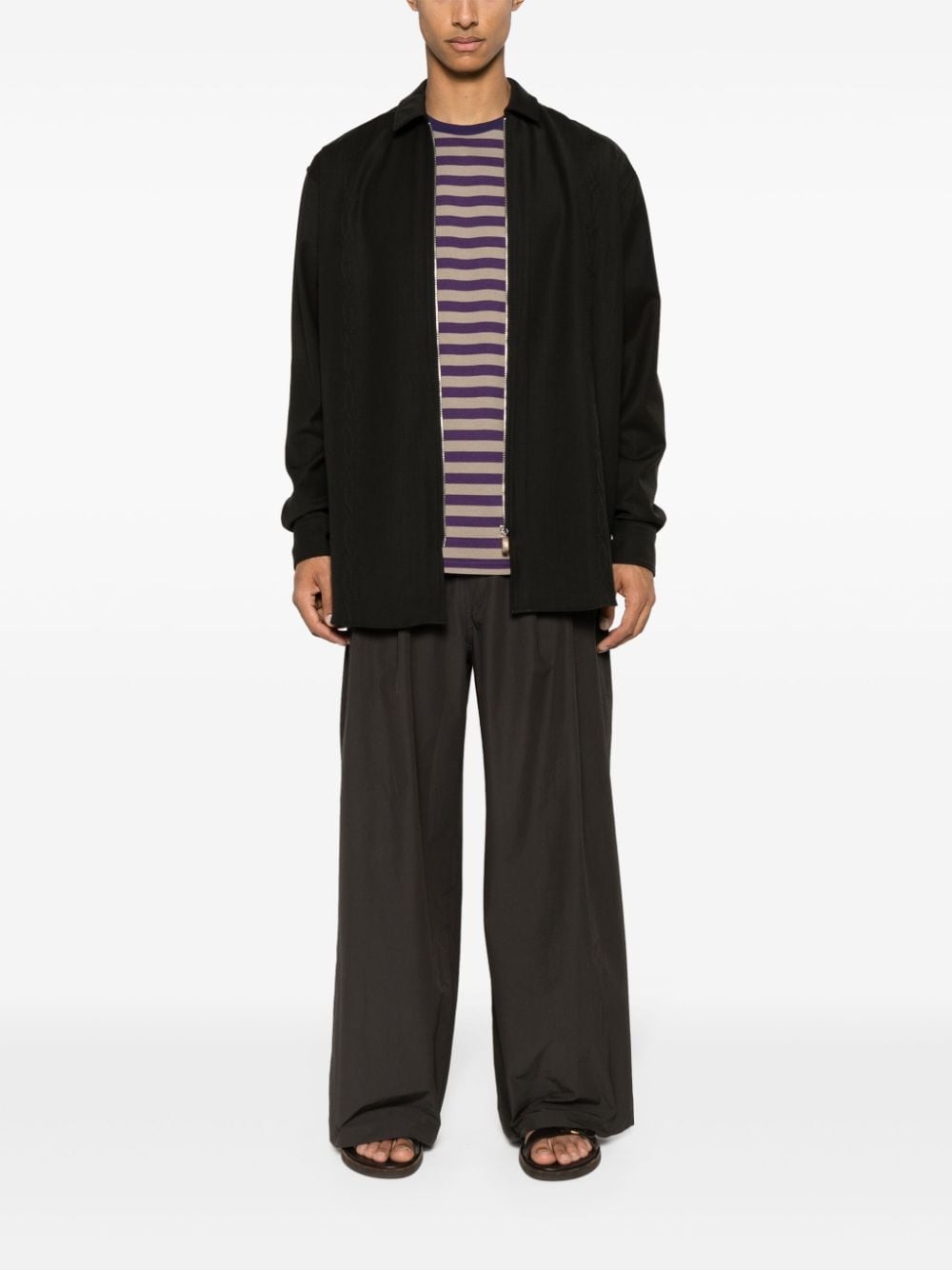 striped cotton T-shirt - 2