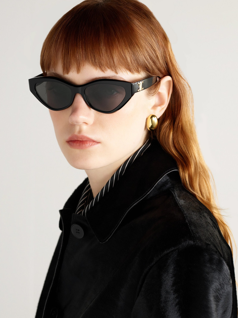 CELINE Triomphe Cat-eye Acetate Sunglasses outlook