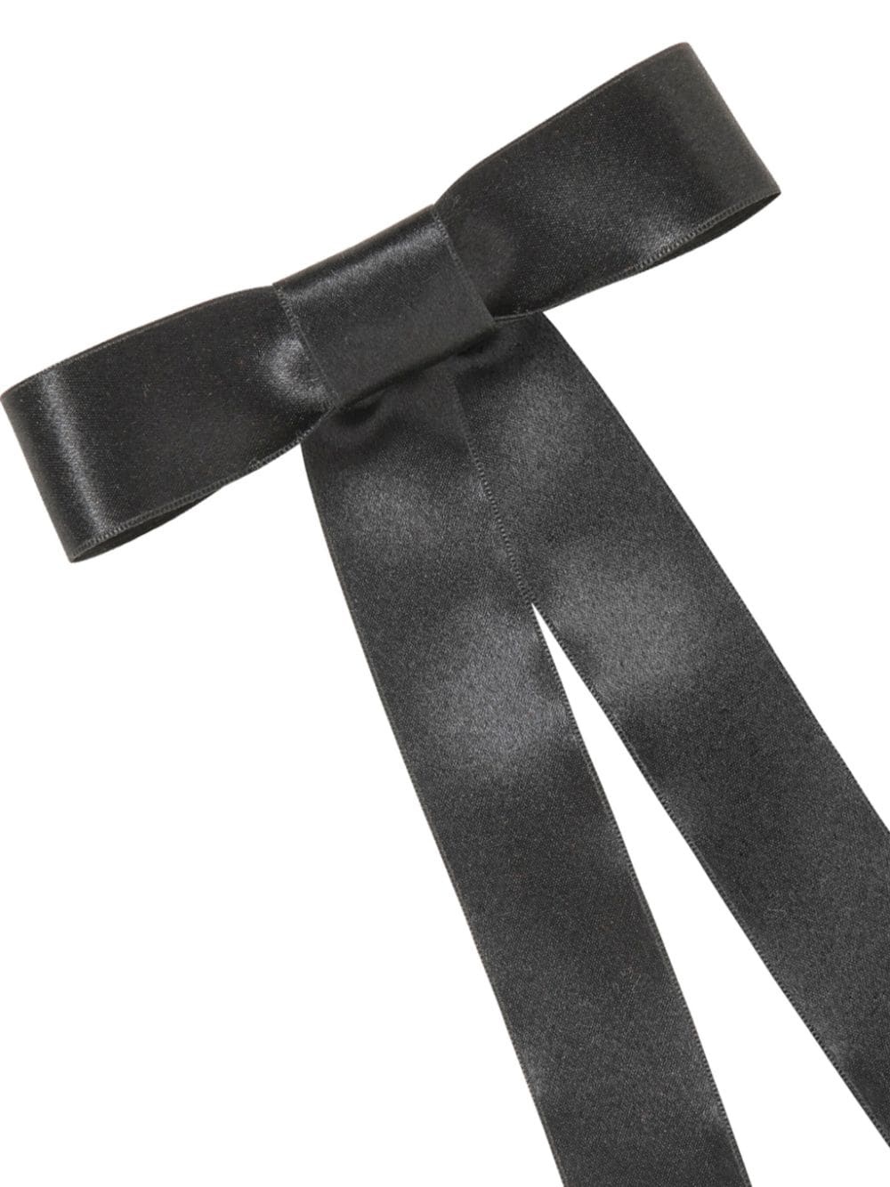 Sasha silk bow barrette - 2