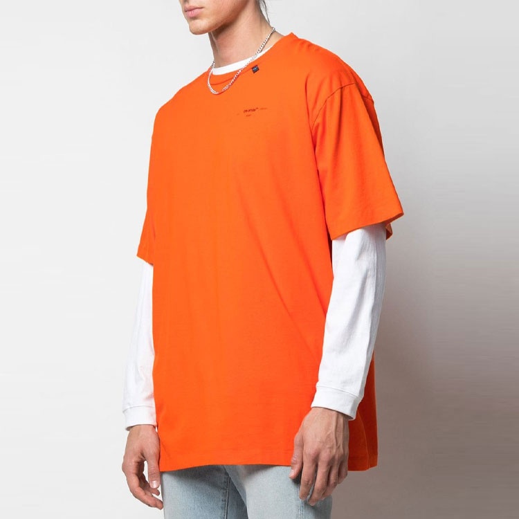 Off-White Abstract Arrows Embroidery Short Sleeve Oversize OMAA038F191850111910 - 3