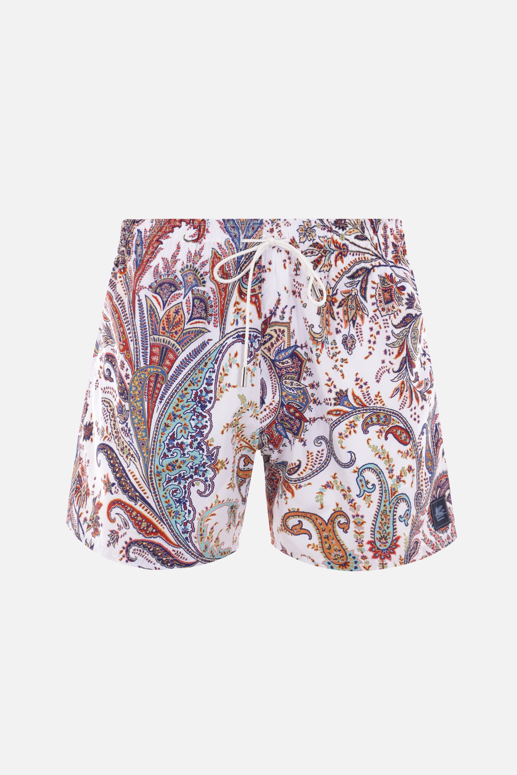 PAISLEY NYLON SWIM SHORTS - 1