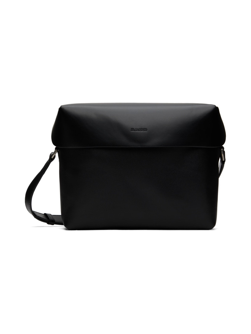 Black Lid Crossbody Bag - 1