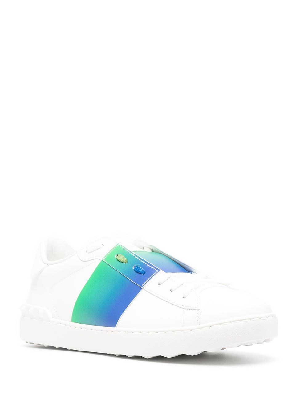 Open contrast-band sneakers - 2