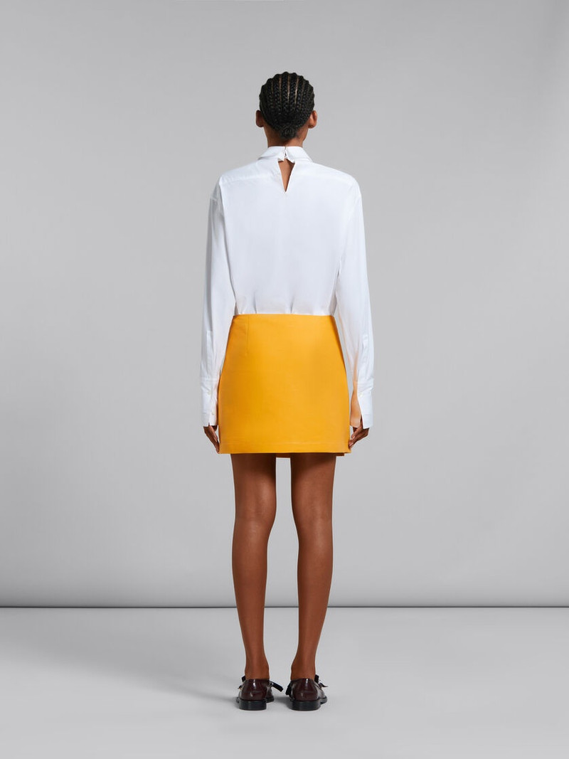 ORANGE CADY 미니 SKIRT 와 WIDE PLEATS 3