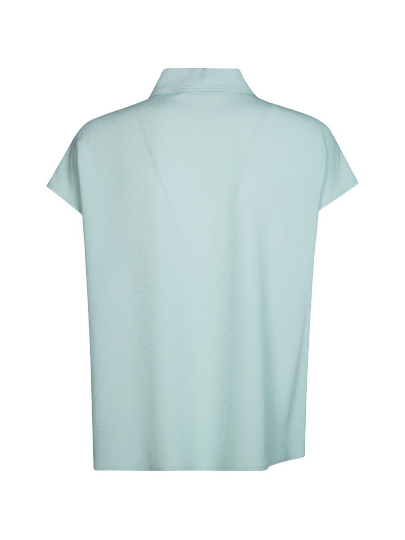 SLOWEAR crepe polo top outlook