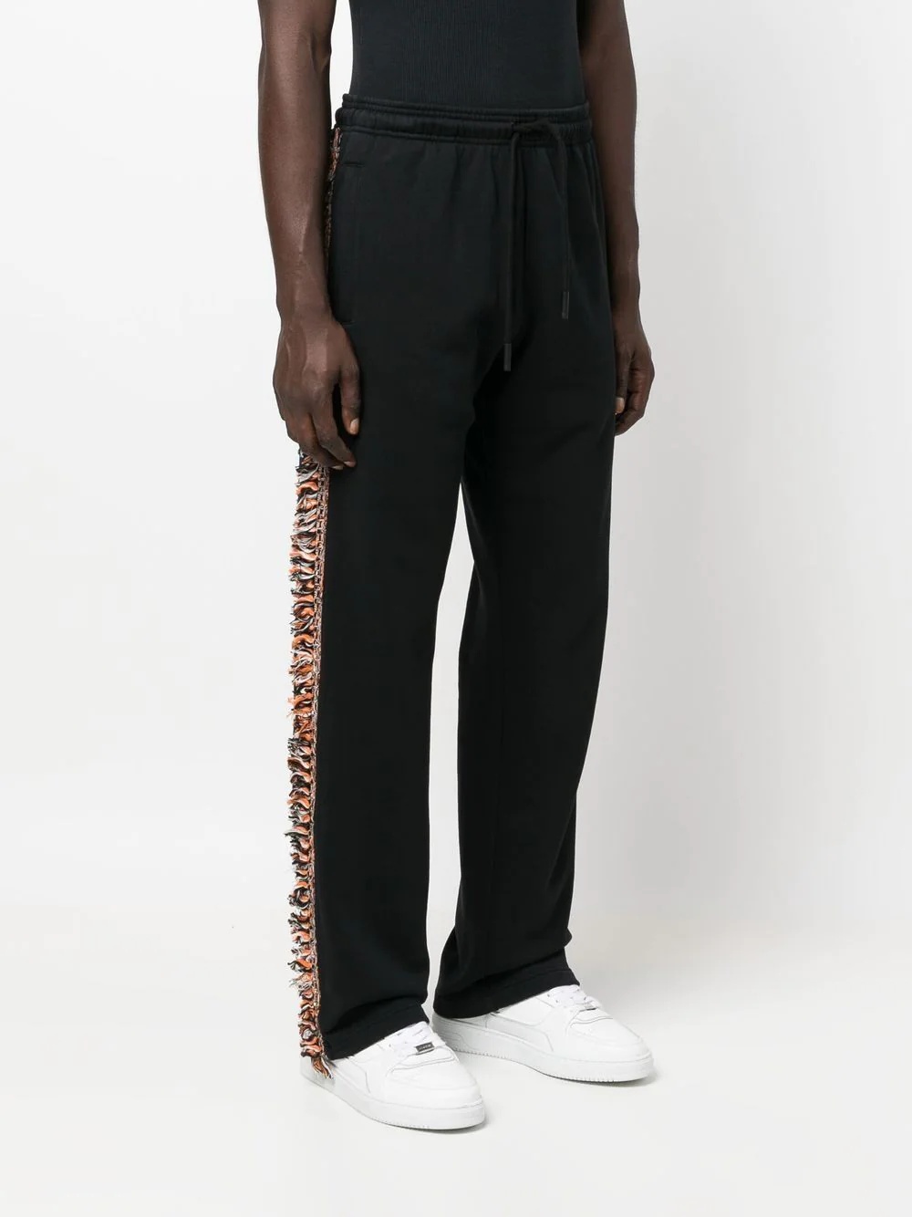 fringed-trim track pants - 3