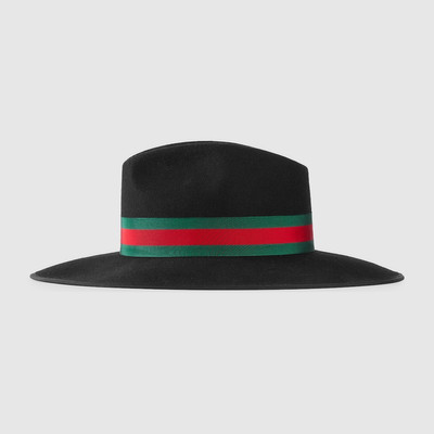 GUCCI Felted wool wide-brimmed hat outlook