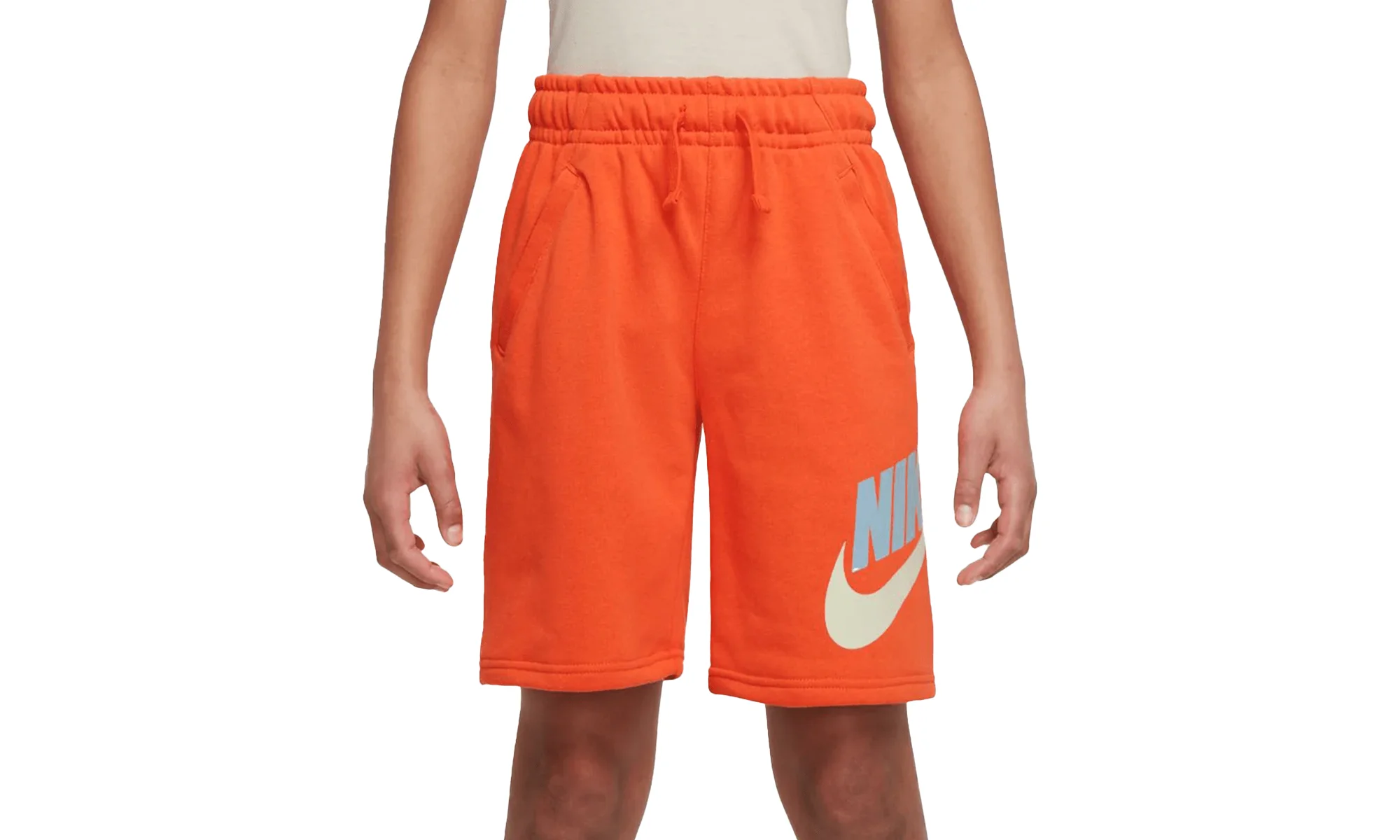 Sportswear Club + HBR Fleece Shorts GS "Rush Orange" CK0509 817 - 1