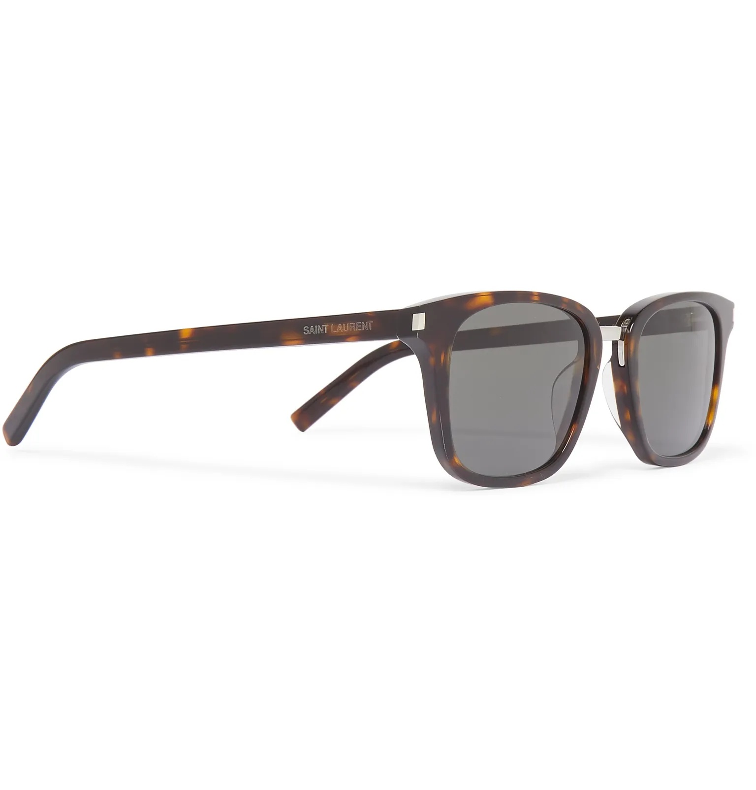 Square-Frame Tortoiseshell Acetate and Silver-Tone Sunglasses - 3