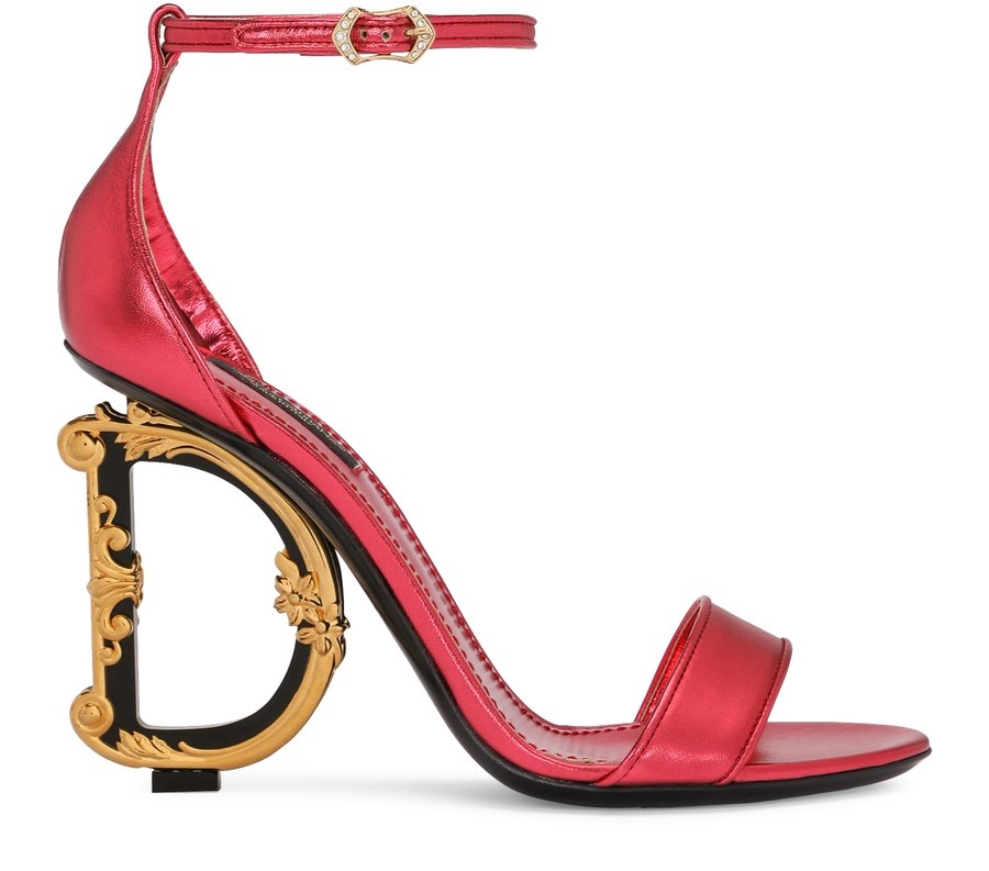 Nappa mordore sandals with baroque DG detail - 1