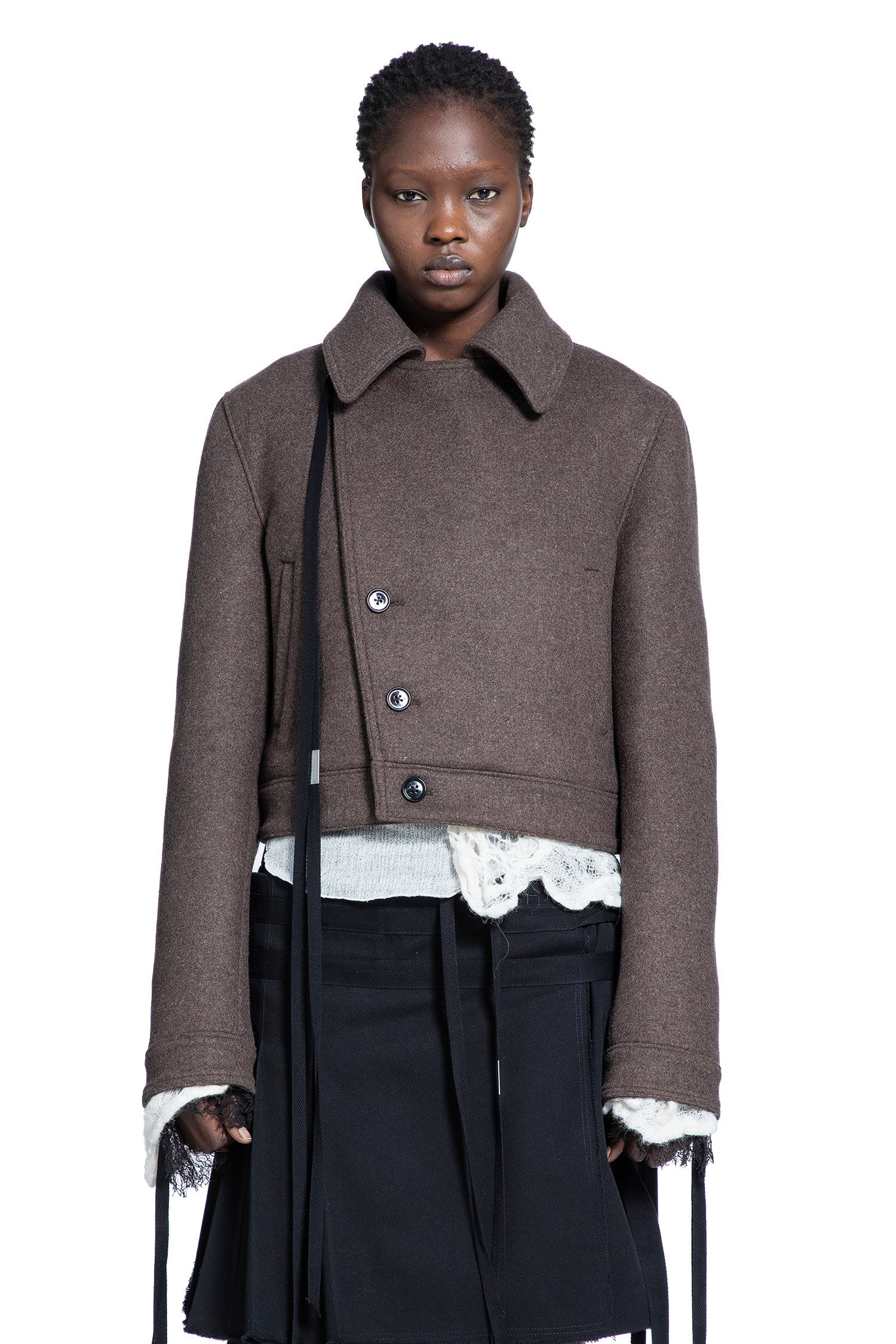 Wiebke Wool And Shearling Perfecto - 4