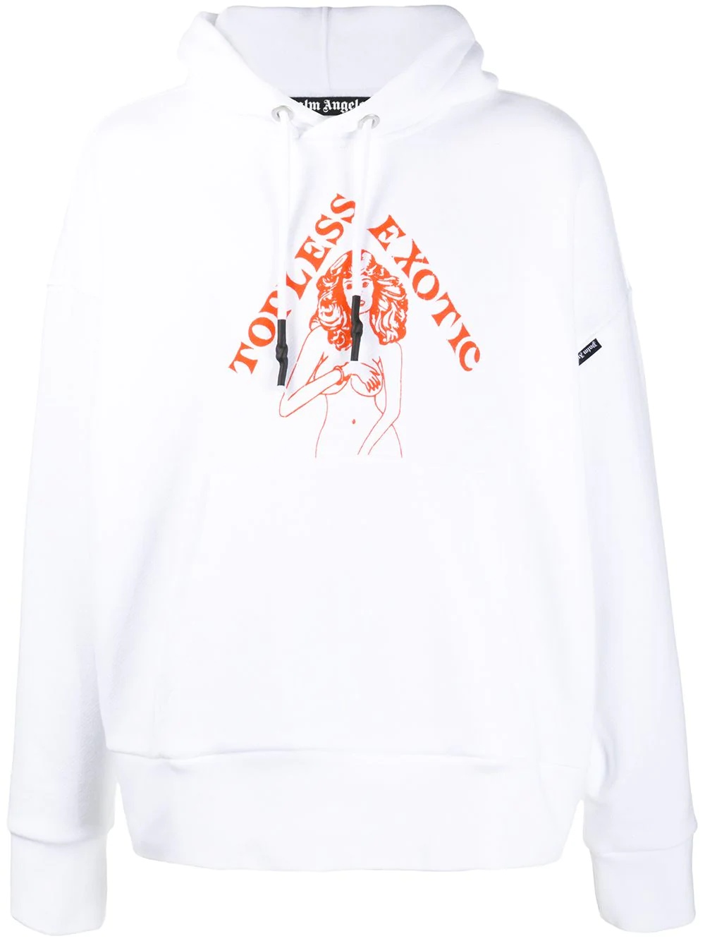 logo-print long-sleeve hoodie - 1