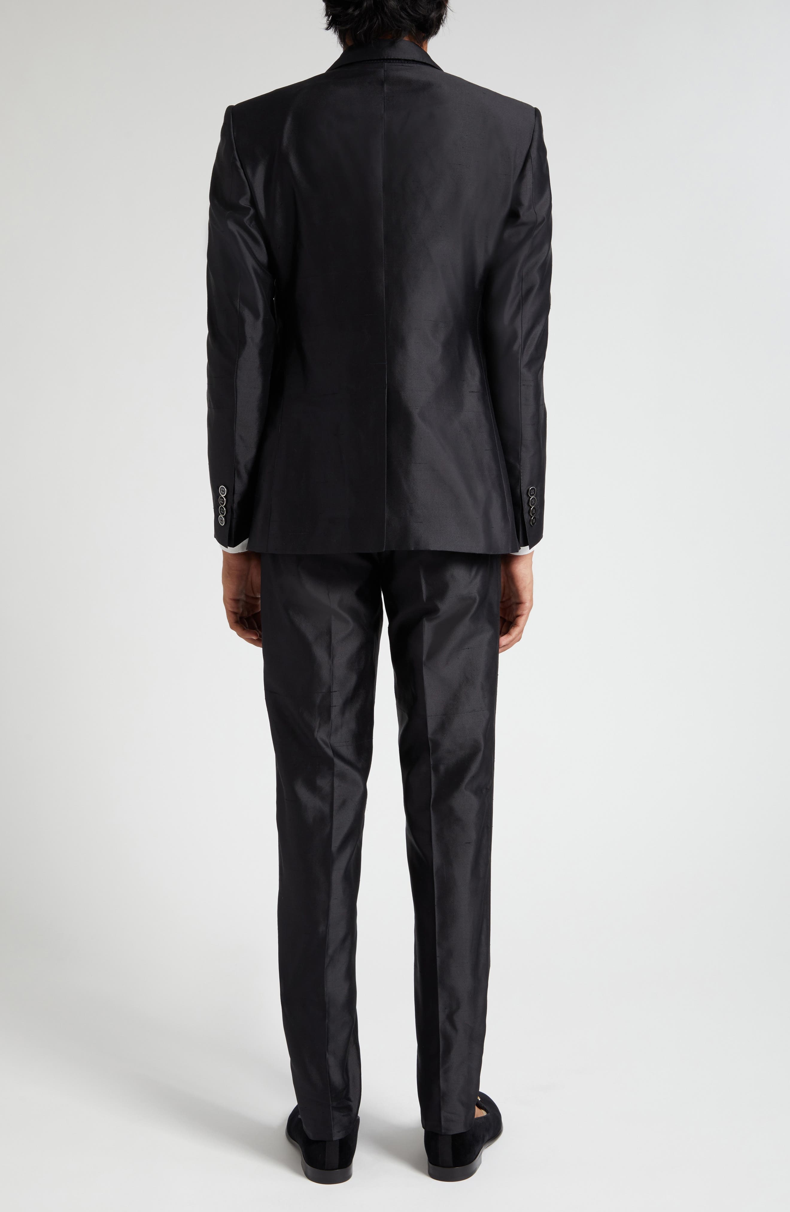 Sicilia Fit Silk Shantung Two-Piece Suit - 2
